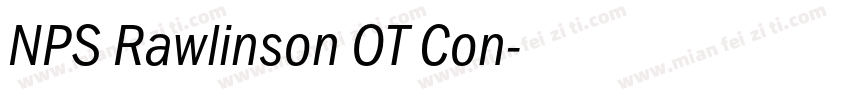 NPS Rawlinson OT Con字体转换